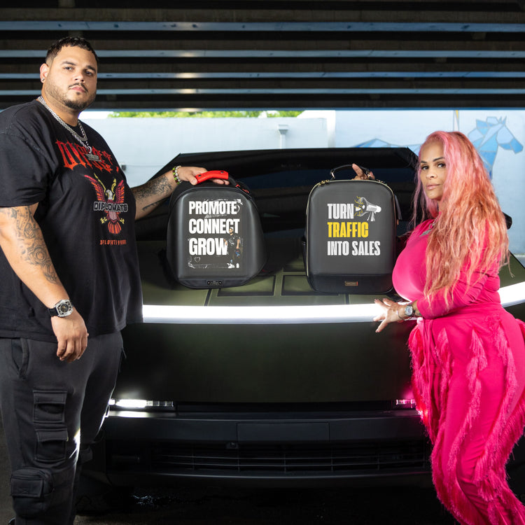 Black OG™ LED BACKPACK – BILLBOARD BAG®